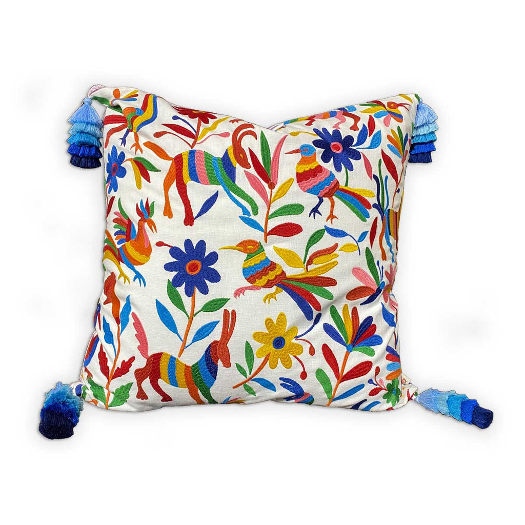 Design Legacy by Kelly O'Neal Otomi Pillow with Lavender Velvet Back 