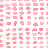 Guinea Dot in Amaryllis on Bone Cotton Fabric Swatch Memo - Design Legacy by Kelly O'Neal