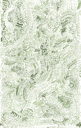 Puebla in Sage on Bone Cotton Fabric Swatch Memo - Design Legacy by Kelly O'Neal