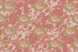 Cape Dove in Coral on Bone Cotton Fabric Swatch Memo - Michelle Nussbaumer Collection