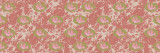 Cape Dove Small in Coral on Bone Cotton Fabric Swatch Memo - Michelle Nussbaumer Collection