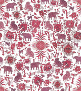 Elephas in Paprika on Legacy Cotton Fabric by the Yard - Design Legacy by Kelly O'Neal