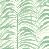 Fronds in Mint on Bone Cotton Fabric by the Yard - Design Legacy by Kelly O'Neal