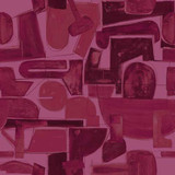 Design Legacy by Kelly O'Neal Chrysalis In Plum On Bone Cotton Design Legacy by Kelly O'Neal Chrysalis In Plum On Bone Cotton