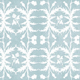 Design Legacy by Kelly O'Neal Thistle Hill In Sky On Natural Linen