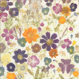 Design Legacy by Kelly O'Neal Renees Garden in Multi on Natural Linen