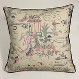 Canton Garden Muted Euro Pillow