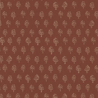 Leventine Reverse in Oxblood on Natural Linen Fabric Swatch Memo - Michelle Nussbaumer Collection