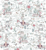 Canton Garden in Muted on Legacy Cotton Fabric by the Yard - Design Legacy by Kelly O'Neal