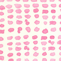 Guinea Dot in Amaryllis on Bone Cotton Fabric by the Yard - Design Legacy by Kelly O'Neal