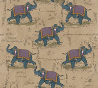 Mahout in Multi on Legacy Cotton Fabric by the Yard - Michelle Nussbaumer Collection