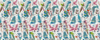 Oaxaca Mini in Multi on Bone Cotton Fabric by the Yard - Design Legacy by Kelly O'Neal