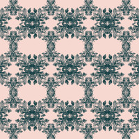 Trellis in Rose on Bone Cotton Fabric by the Yard - Denise McGaha Collection