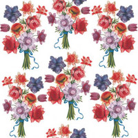 Design Legacy by Kelly O'Neal Bouquet In Original On Bone Cotton