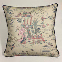 Canton Garden Muted Euro Pillow