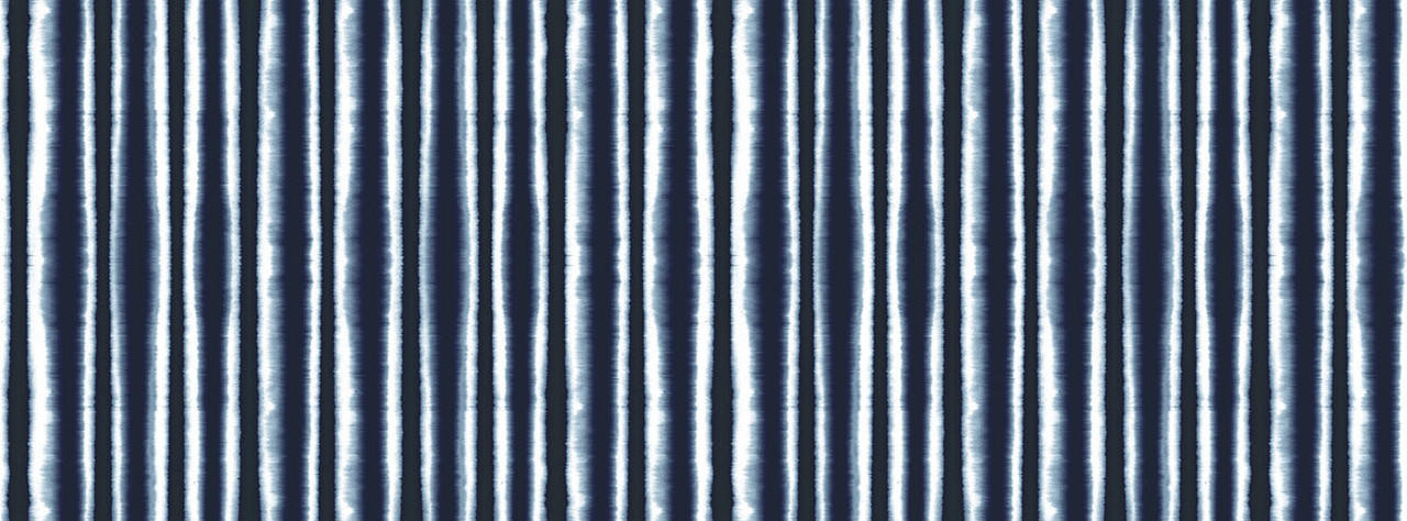 K.ONEAL | Tie Dye Stripe in Indigo on Bone Cotton Design Legacy by