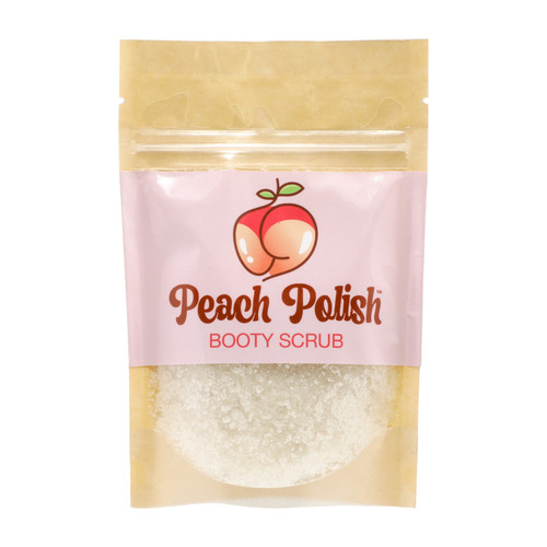 Savage Soaps Peach Polish Best Booty Butt Exfoliating Scrub - Pouch