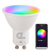 Clever Life WiFi Enabled SMART RGB+W LED Light Bulb GU10 down light