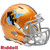 West Virginia Mountaineers Helmet Riddell Replica Mini Speed Style Gold Throwback Z157-9585590472