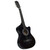 Western Classical Cutaway Guitar with 6 Strings Black 38" A949-70132