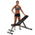 Multi-position Weight Training Flat Incline Decline Folding Exercise Bench Q280-BSPFC5198125