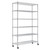 Heavy Duty 6-Shelf Metal Storage Rack Shelving Unit with Casters Q280-CASR19868915