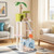 71 Inch Cat Tree Multi-Level Aesthetic Beach-Themed Kitten Tower-Colorful - Color: Multicolor D681-PV10288CL