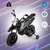 Aprilia Licensed Kids Ride On Motorcycle with 2 Training Wheels-Navy - Color: Navy D681-TQ10143US-NY
