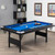 6 Feet Foldable Billiard Pool Table with Complete Set of Balls-Blue B593-NP10255WL