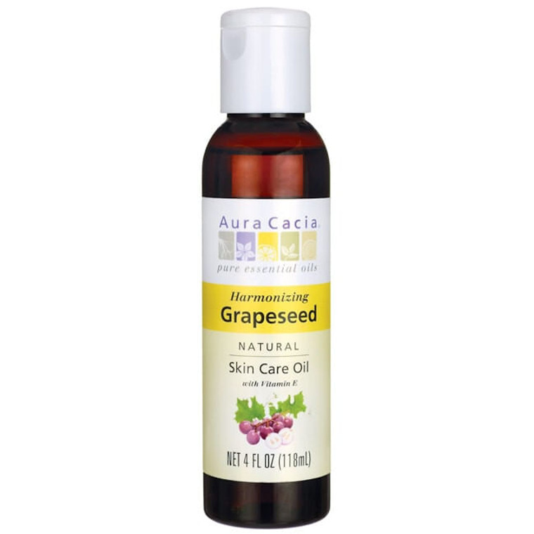 Aura Cacia Grapeseed Oil (1x4 Oz) G240-B-84994-1PK