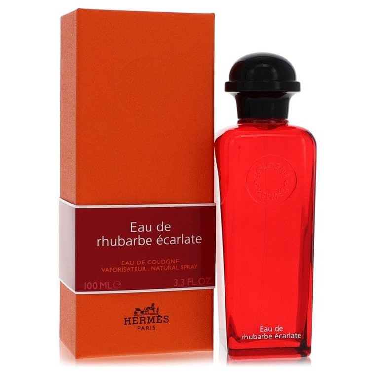 Eau De Rhubarbe Ecarlate by Hermes Eau De Cologne Spray 3.3 oz (Men) V728-534900