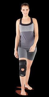 Bell-Horn Pro Style Hinged Knee Brace with Horseshoe Buttress - Life Style