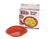 Essential Medical Power of Red Scoop Dish with Suction Bottom - Image1