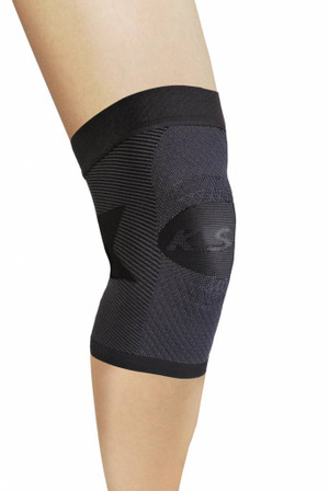 OrthoSleeve Knee Compression Sleeve (Single Sleeve) - Black-MianImage