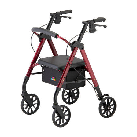 Nova New Star 8 Petite Rollator - Red - Main Image