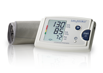 LifeSource Quick Response with Easy-Fit Cuff with AC Adapter