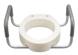 Drive Premium Toilet Seat Riser with Removable Arms/ELONGATED STYLE