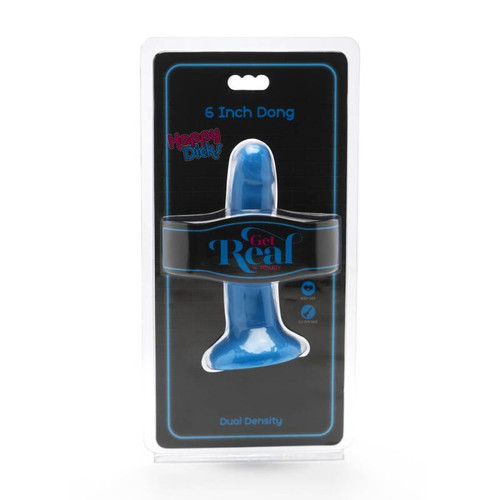 GET REAL - HAPPY DICKS DONG 12 CM BLU GET REAL - HAPPY DICKS DONG 12 CM BLU