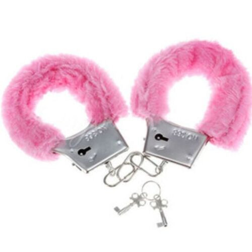 DIABLO PICANTE - MANETTE IN PELLICCIA DEL PIACERE ROSA