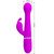 PRETTY LOVE - VIBRATORE DEJON RABBIT 3 IN 1 VIOLA MULTIFUNZIONE