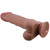 PRETTY LOVE - DILDO REALISTICO SLIDING SKIN SERIES CON VENTOSA SCORREVOLE DELLA PELLE MARRONE 24 CM
