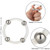CALEXOTICS - ANELLO IN SILICONE CON PERLINE IN ACCIAIO L