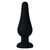 INTENSE - PLUG ANALE PIPO M SILICONE NERO 11 CM