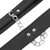 DARKNESS - MANETTE IN PELLE STRUTTURATA NERA DARKNESS - MANETTE IN PELLE STRUTTURATA NERA