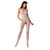 PASSION - WOMAN BS069 BODYSTOCKING BIANCO TAGLIA UNICA