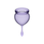 SATISFYER - COPPA MESTRUALE FEEL GOOD VIOLA 15 + 20 ML