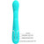 PRETTY LOVE - SHANIA TRIPLE RABBIT VIBRATORE MULTIFUNZIONE 3 IN 1 BLU