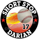 baseball stickers clings decals & magnets