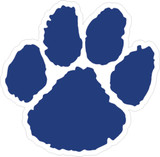 Paw Print helmet sticker decals