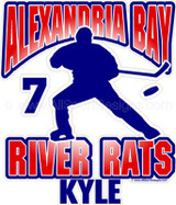 Alexandria Bay | Hockey Decals Magnets Signs